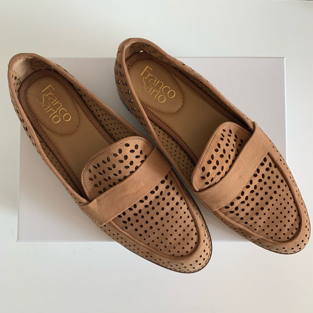 Franco Sarto Tan Flats Loafer - SIZE 7.5